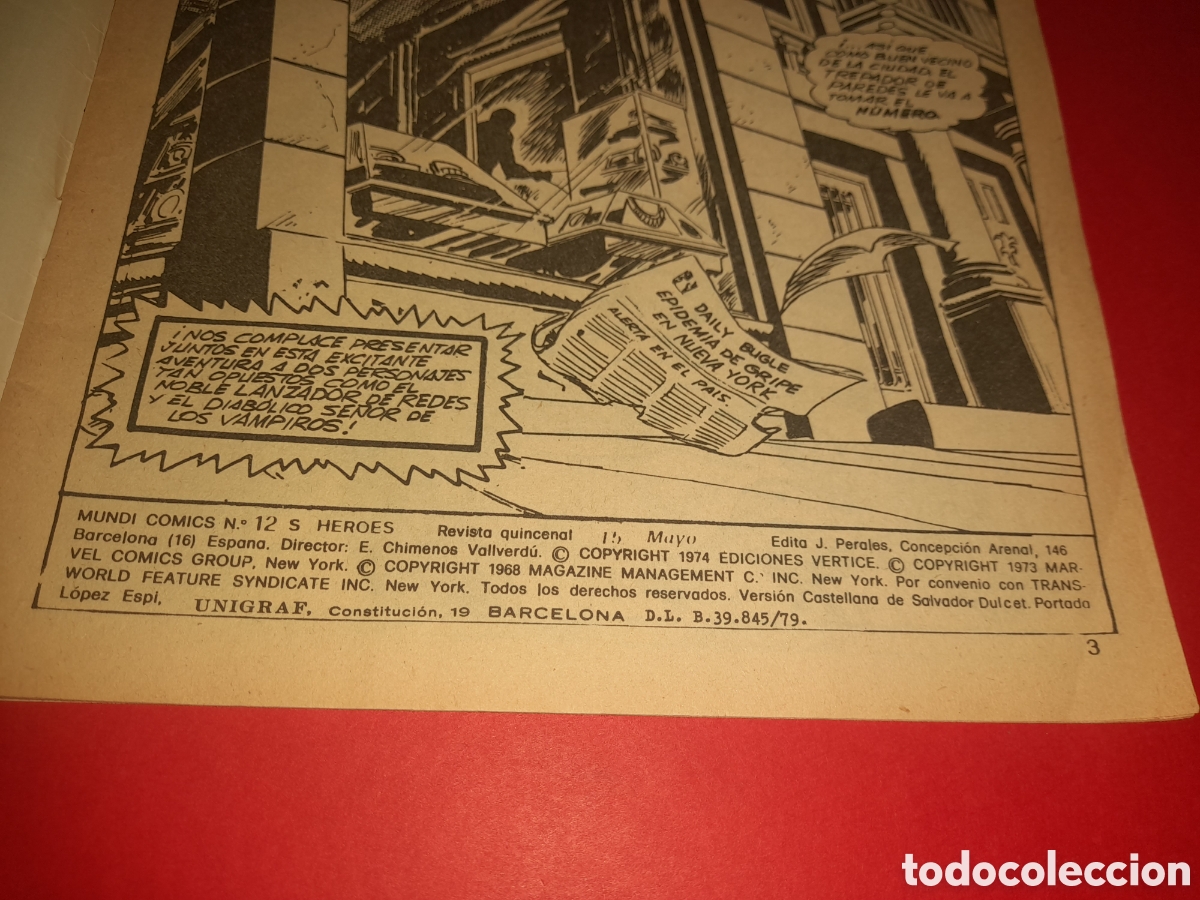 C&oacute;mics: C&oacute;mic Spider-man n&uacute;mero 12 Marvel C&ograve;mics a&ntilde;o 1973 - Foto 5