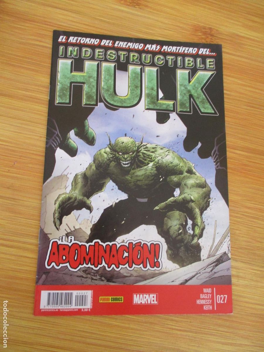C&oacute;mics: MARVEL, INDESTRUCTIBLE HULK-N&ordm;. 27- -PANINI - Foto 1
