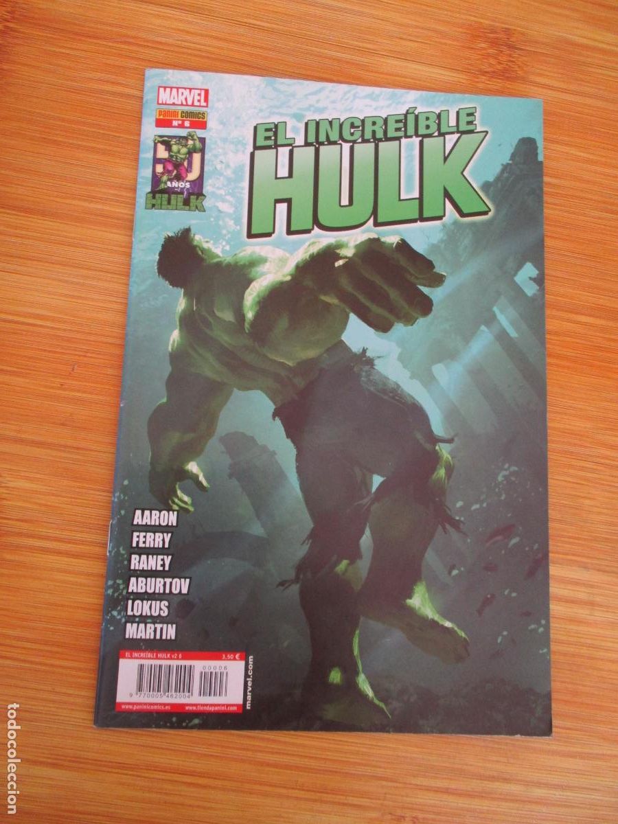 C&oacute;mics: MARVEL, EL INCREIBLE HULK-N&ordm;. 6- -PANINI - Foto 1