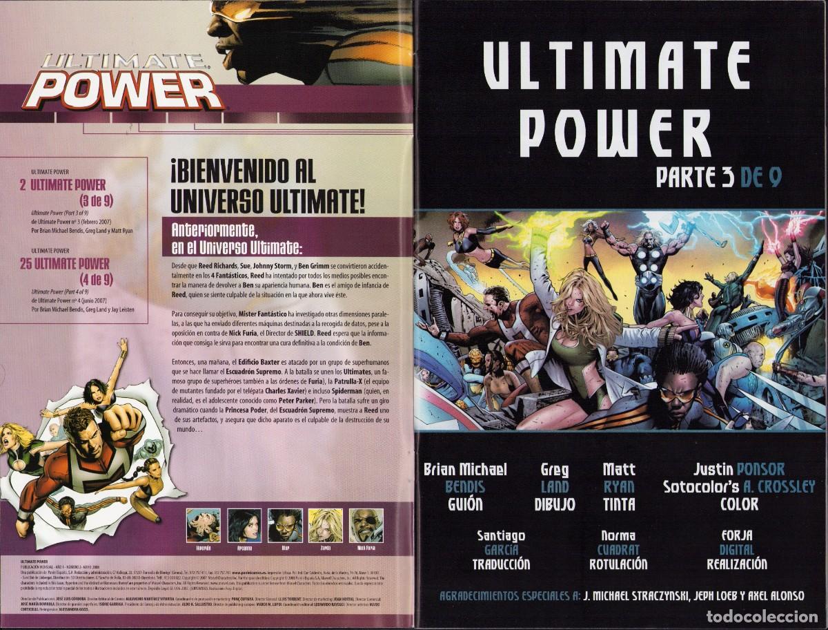 C&oacute;mics: Ultimate Power N&ordm; 2 - Panini Comics 2008 - Foto 2