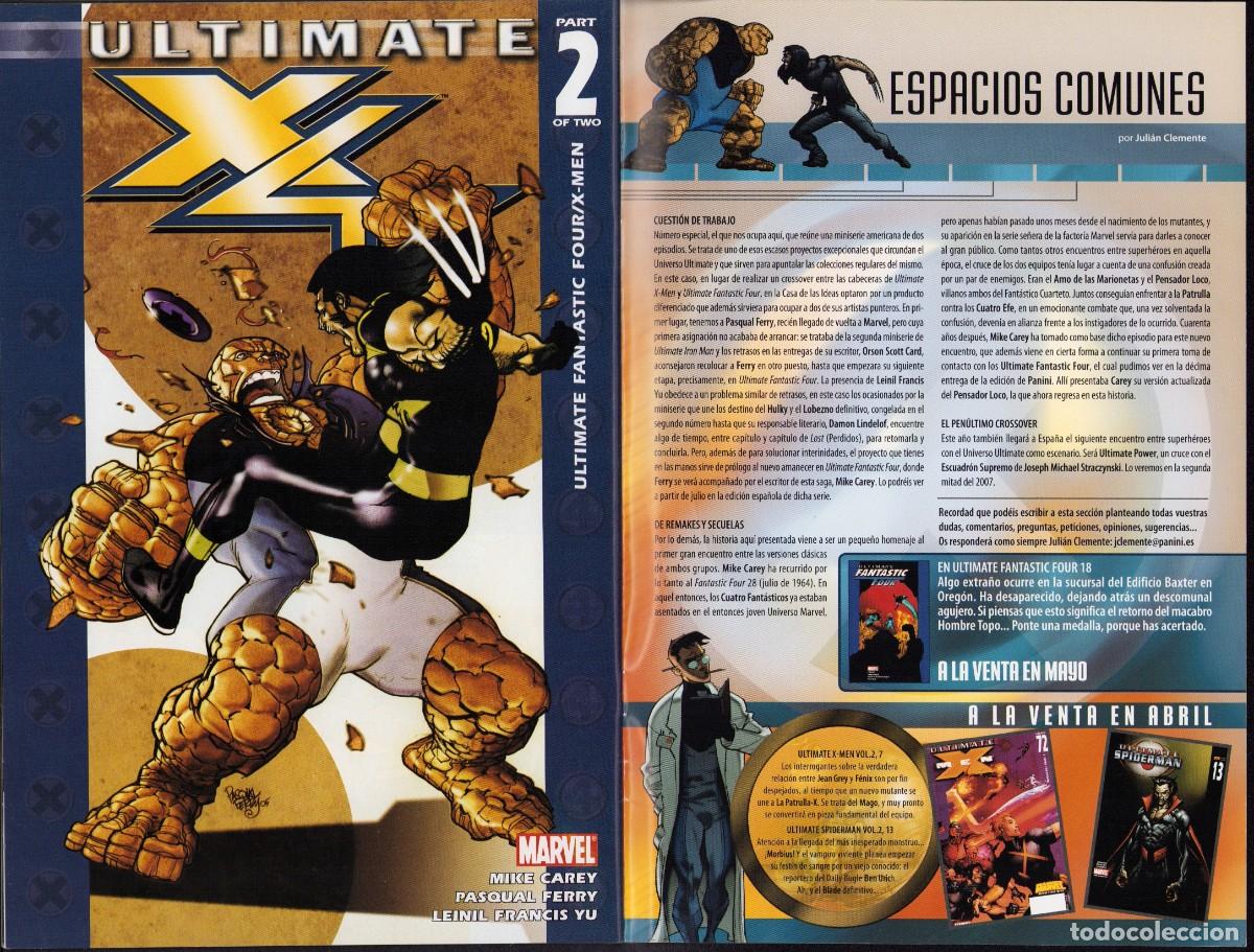 C&oacute;mics: Ultimate X4 N&ordm; 1 - Panini Comics 2007 - Foto 6