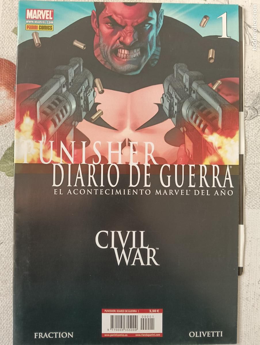 C&oacute;mics: PUNISHER DIARIO DE GUERRA N&ordm; 1 PANINI - Foto 1