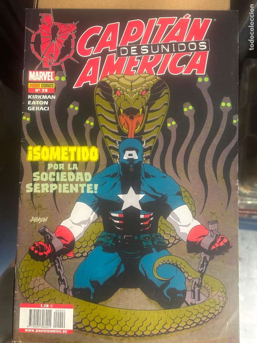 C&oacute;mics: CAPIT&Aacute;N AM&Eacute;RICA #29, PANINI COMICS, 2.005 - Foto 1