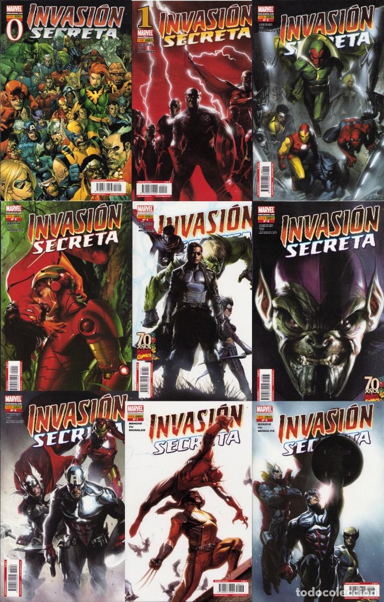 C&oacute;mics: Invasi&oacute;n secreta 0 al 8 completa - Panini Comics 2009 - Foto 1
