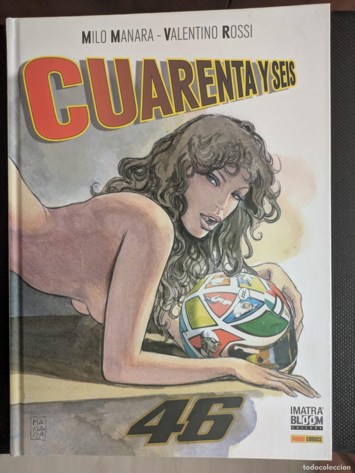C&oacute;mics: CUARENTA Y SEIS. Milo Manara. Valentino Rossi. Panini Comics. A&ntilde;o 2006. - Foto 1
