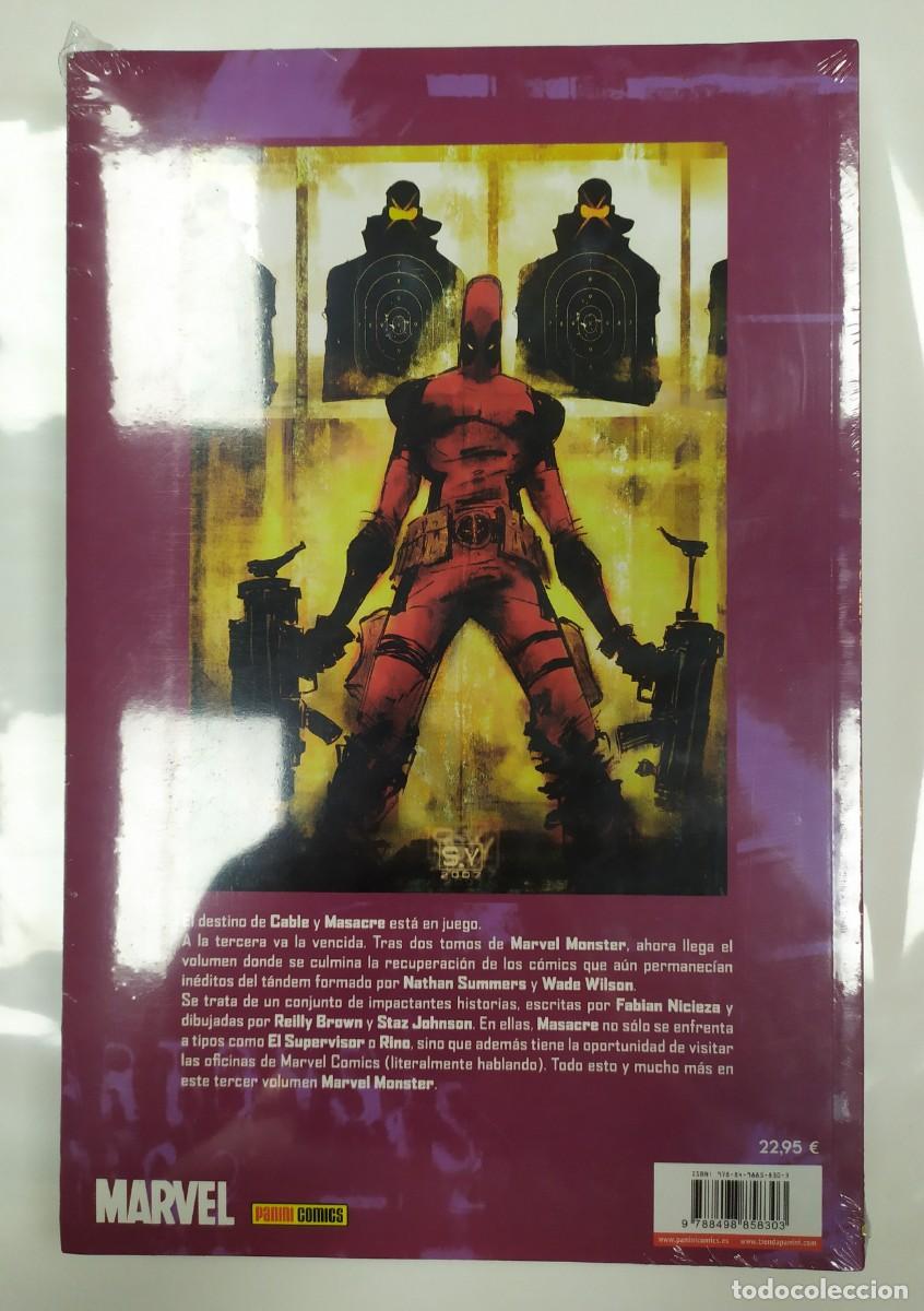 C&oacute;mics: MARVEL MONSTER. CABLE & MASACRE (2008-2011) - LOTE COMPLETO 1 AL 3. - Foto 3