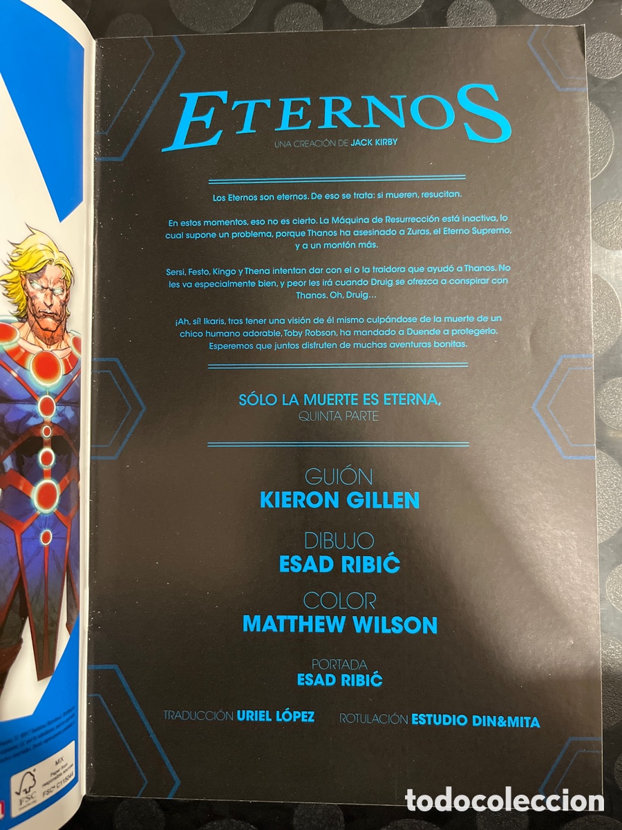 C&oacute;mics: ETERNOS N.5 SOLO LA MUERTE ES ETERNA ( 2021/&hellip; ) - Foto 3