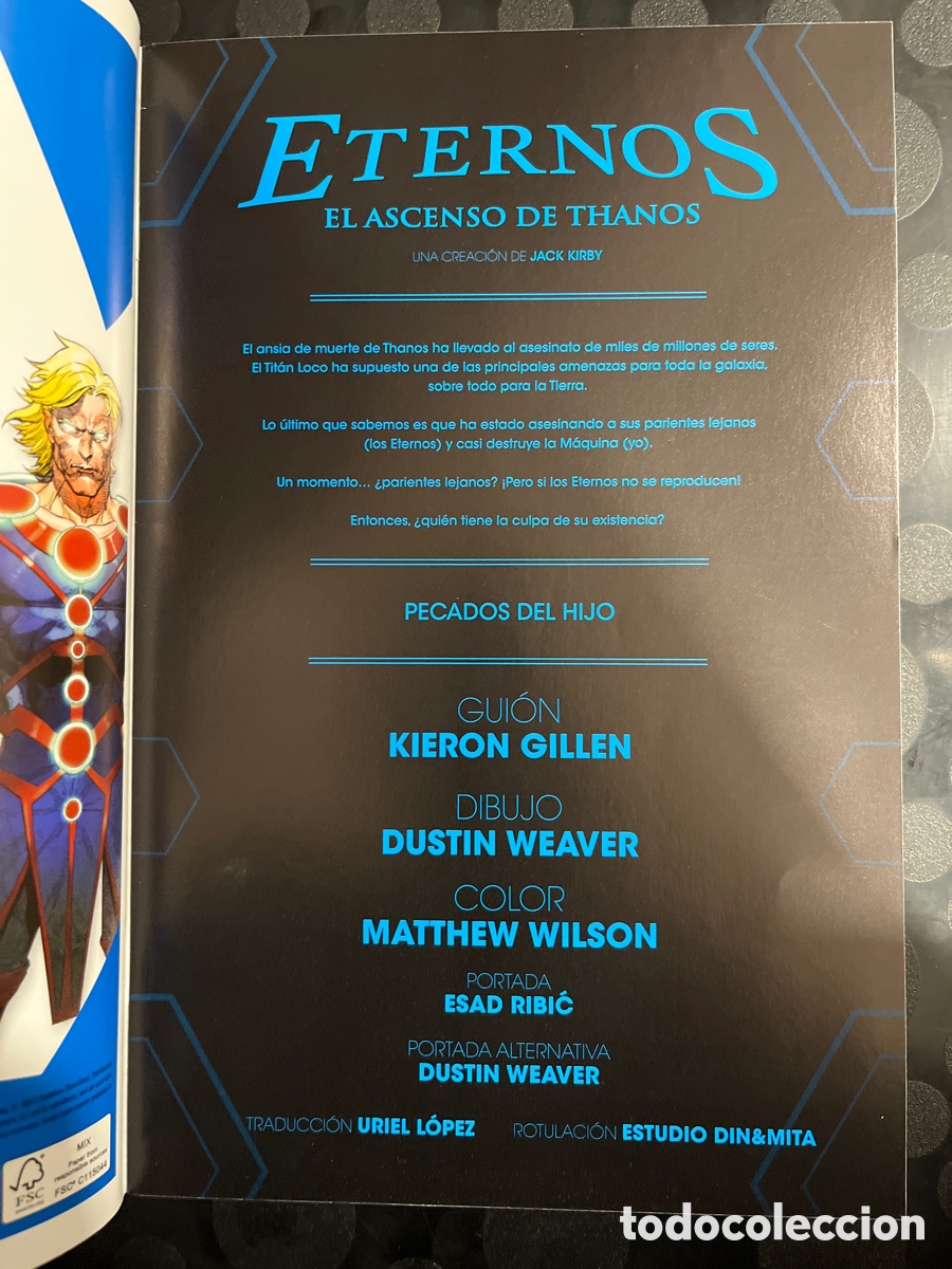 C&oacute;mics: ETERNOS N.7 EL ASCENSO DE THANOS ( 2021/&hellip; ) - Foto 3