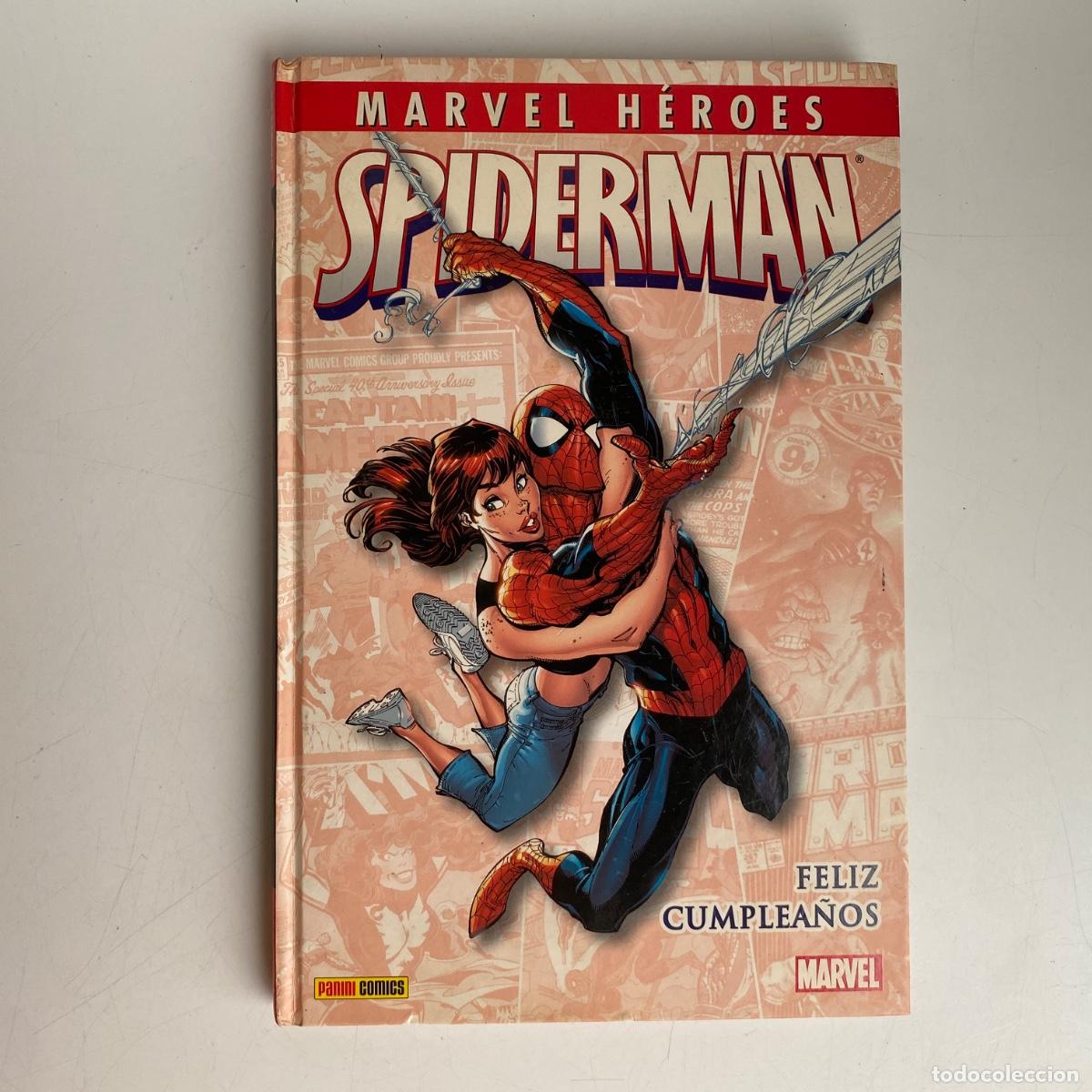 C&oacute;mics: Spiderman Feliz cumplea&ntilde;os Marvel Heroes Panini comics cuatro - Foto 1