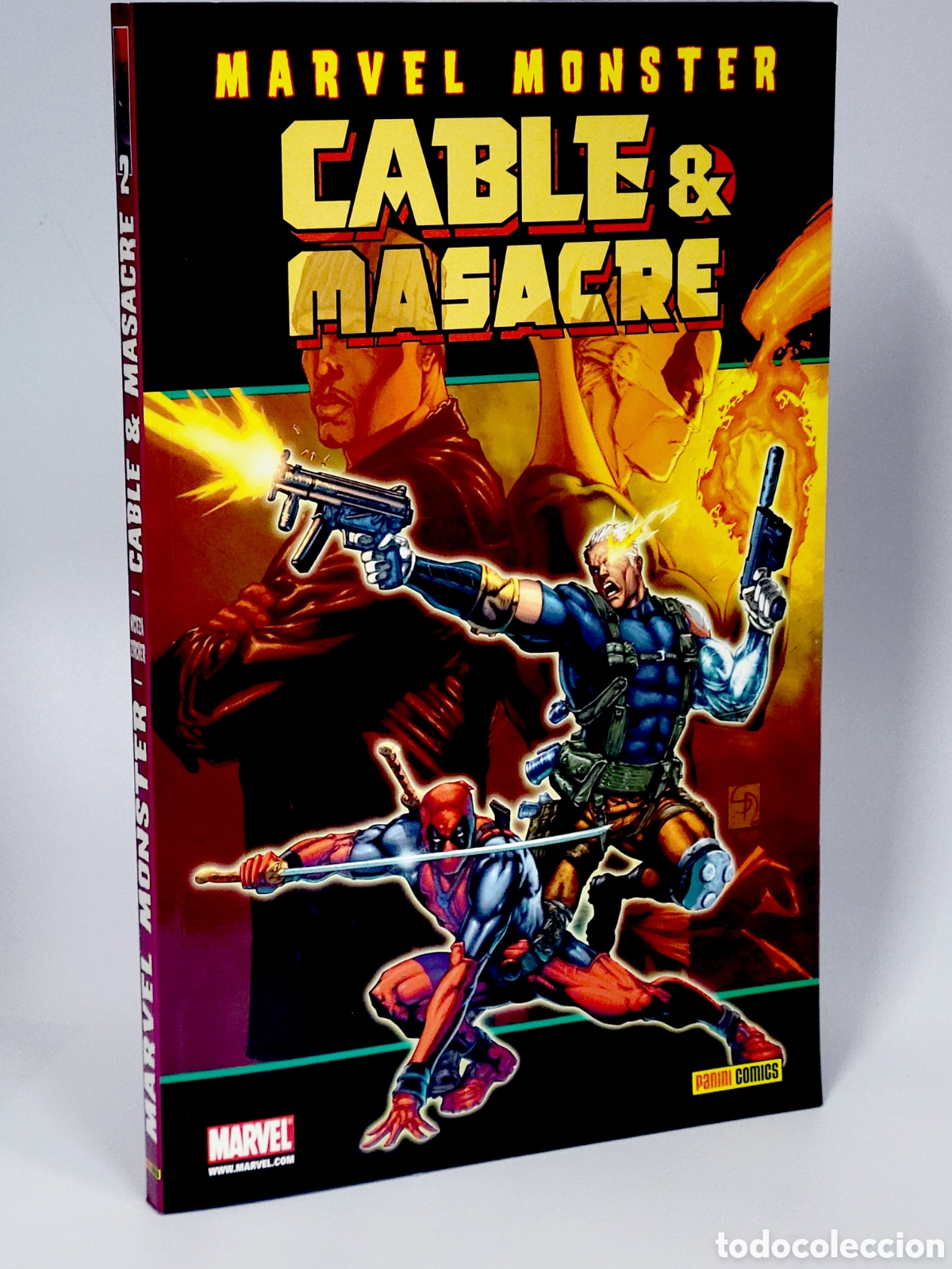 C&oacute;mics: C&Oacute;MIC DE KIOSCO CABLE & MASACRE 2 MARVEL MONSTER PANINI MARVEL - Foto 1