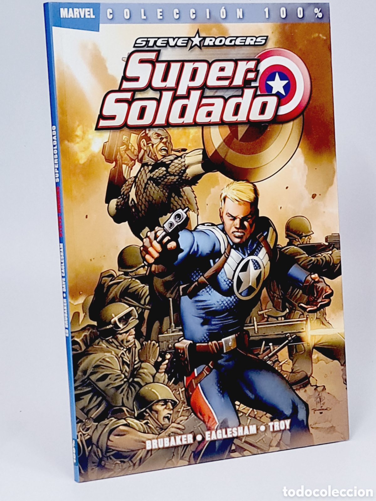 C&oacute;mics: C&Oacute;MIC DE KIOSCO STEVE ROGERS SUPER SOLDADO COLECCI&Oacute;N 100% MARVEL PANINI C&Oacute;MICS - Foto 1