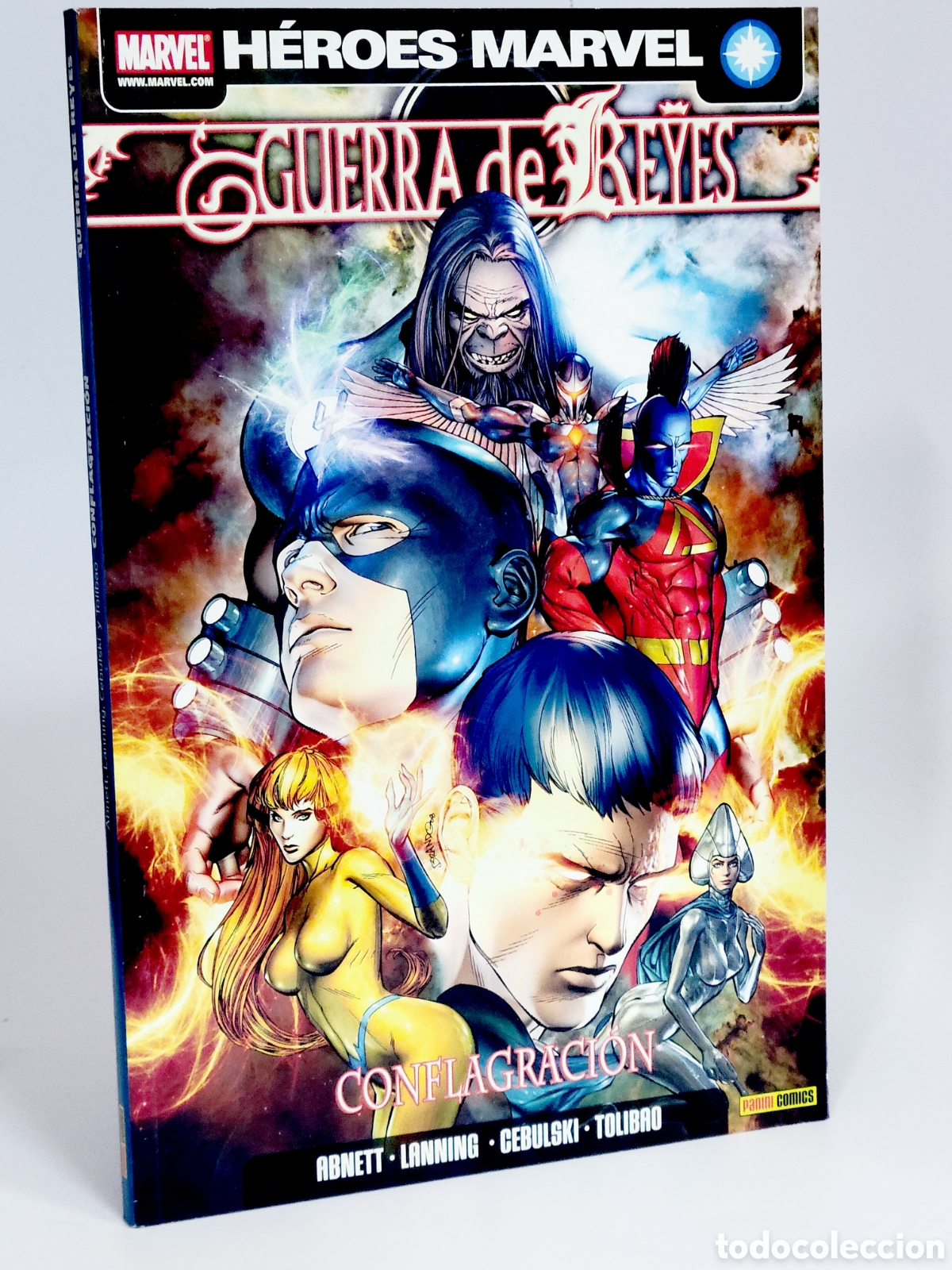 C&oacute;mics: C&Oacute;MIC DE KIOSCO GUERRA DE REYES CONFLAGRACI&Oacute;N H&Eacute;ROES MARVEL PANINI C&Oacute;MICS - Foto 1