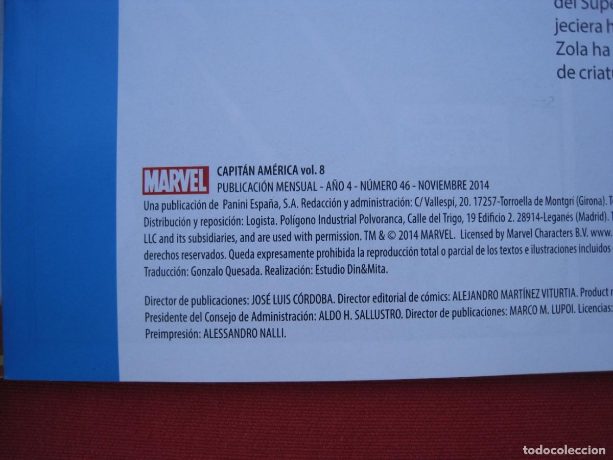 C&oacute;mics: CAPITAN AMERICA - VOL.8 - N&ordm; 46 - PANINI. - Foto 6