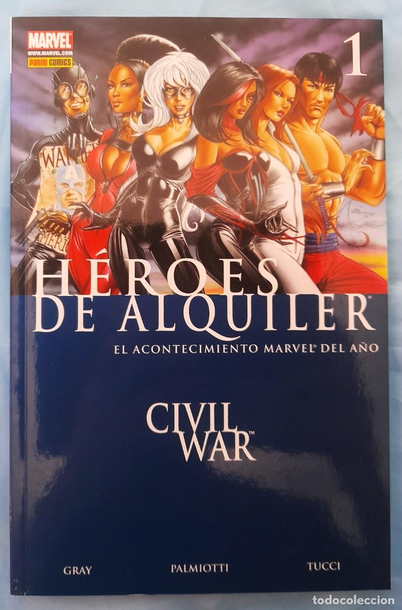 C&oacute;mics: Heroes De Alquiler 1 - Vol.1 - Civil War - Marvel / Panini