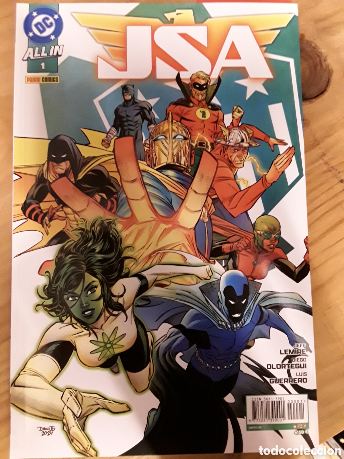 C&oacute;mics: All In JSA 1 - Lemire, Olortegui, Guerrero - Panini / DC - Foto 1