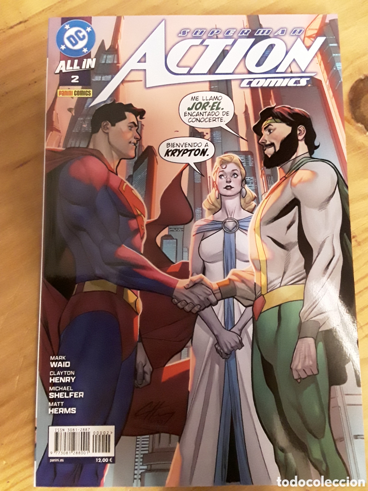 C&oacute;mics: All In Action Comics 2 - Waid, Henry, Shelfer,Herms - Panini / DC - Foto 1