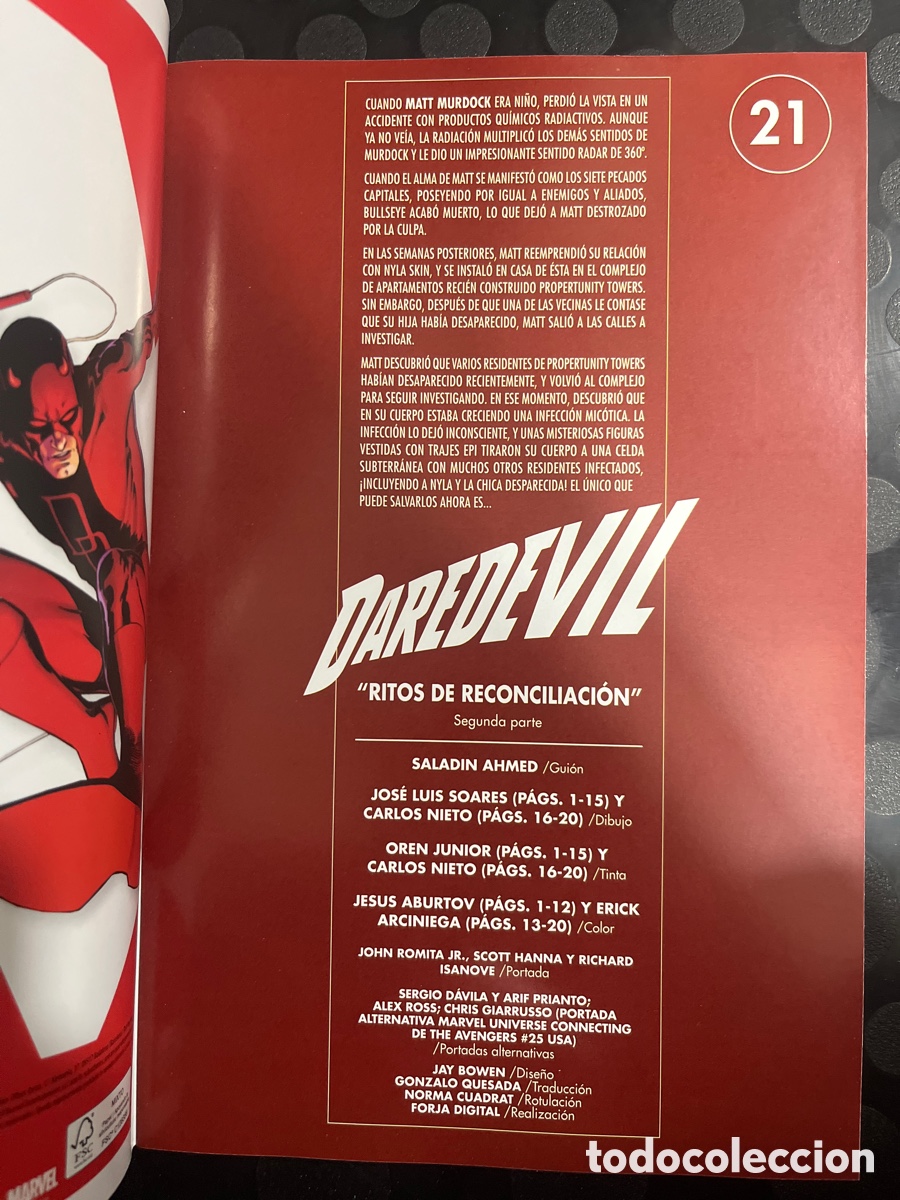 C&oacute;mics: DAREDEVIL N.68 / 21 RITOS DE RECONCILIACI&Oacute;N ( 2019/&hellip; ) - Foto 3