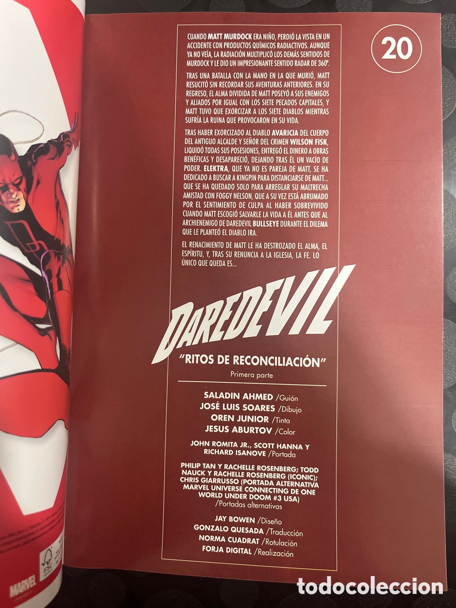 C&oacute;mics: DAREDEVIL N.67 / 20 RITOS DE RECONCILIACI&Oacute;N ( 2019/&hellip; ) - Foto 3