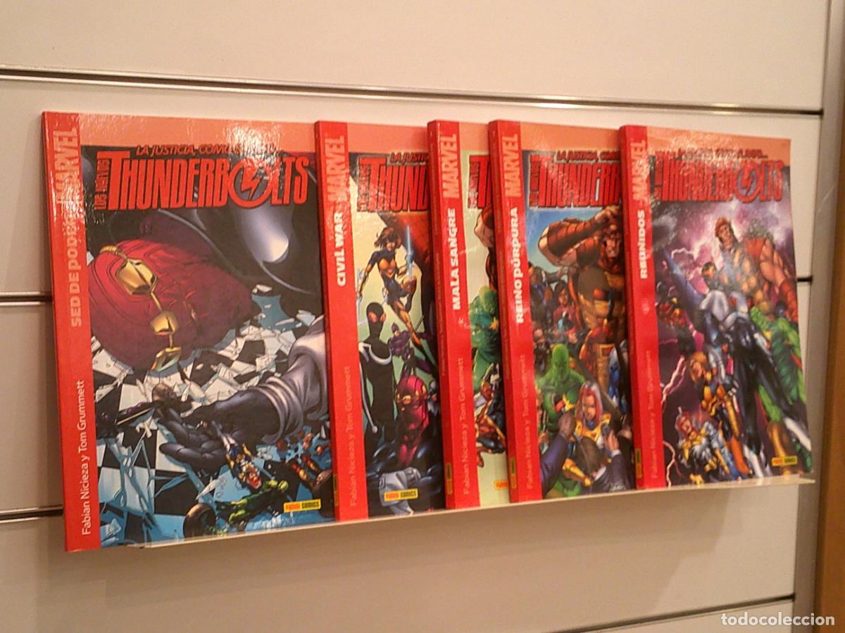 C&oacute;mics: LOS NUEVOS THUNDERBOLTS COMPLETA 5 TOMOS MARVEL - PANINI - Foto 2
