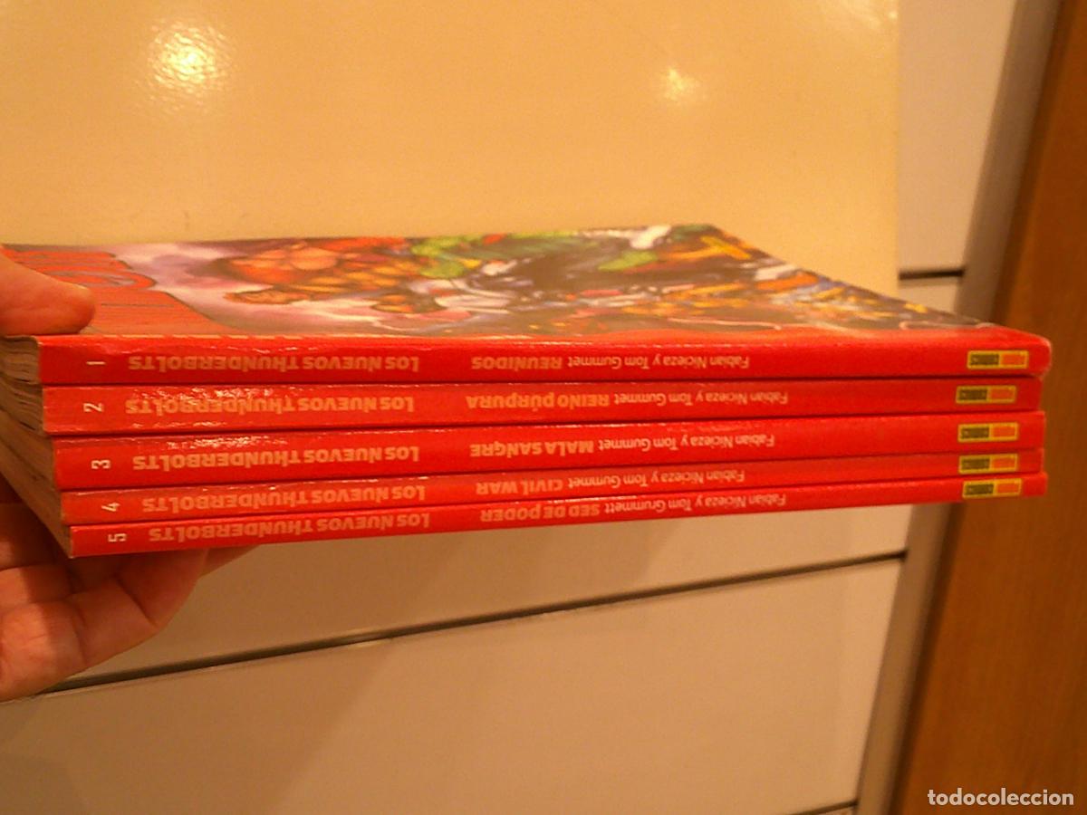 C&oacute;mics: LOS NUEVOS THUNDERBOLTS COMPLETA 5 TOMOS MARVEL - PANINI - Foto 3
