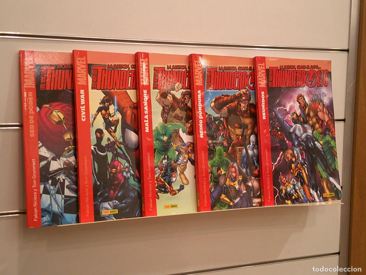 C&oacute;mics: LOS NUEVOS THUNDERBOLTS COMPLETA 5 TOMOS MARVEL - PANINI - Foto 1