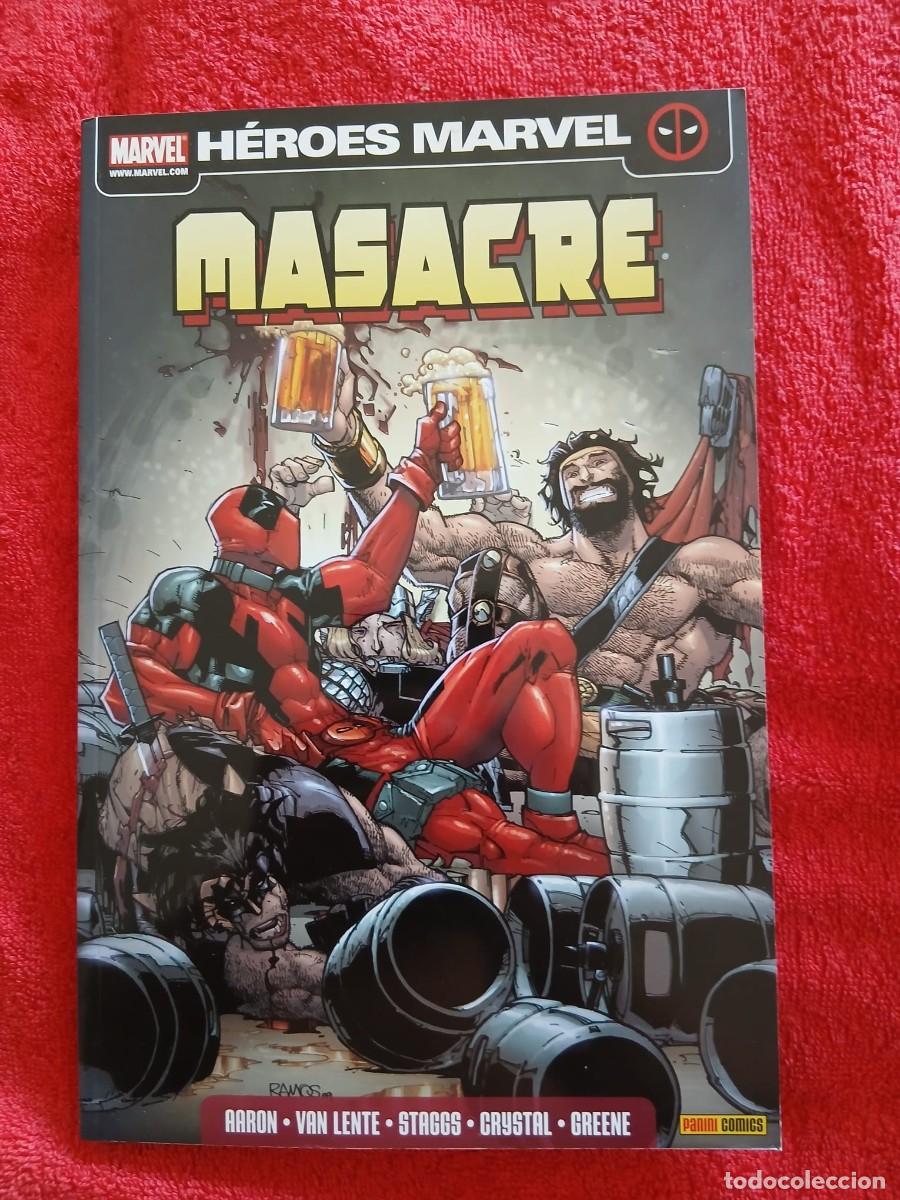 C&oacute;mics: Masacre heroes marvel estado de kiosko panini - Foto 1
