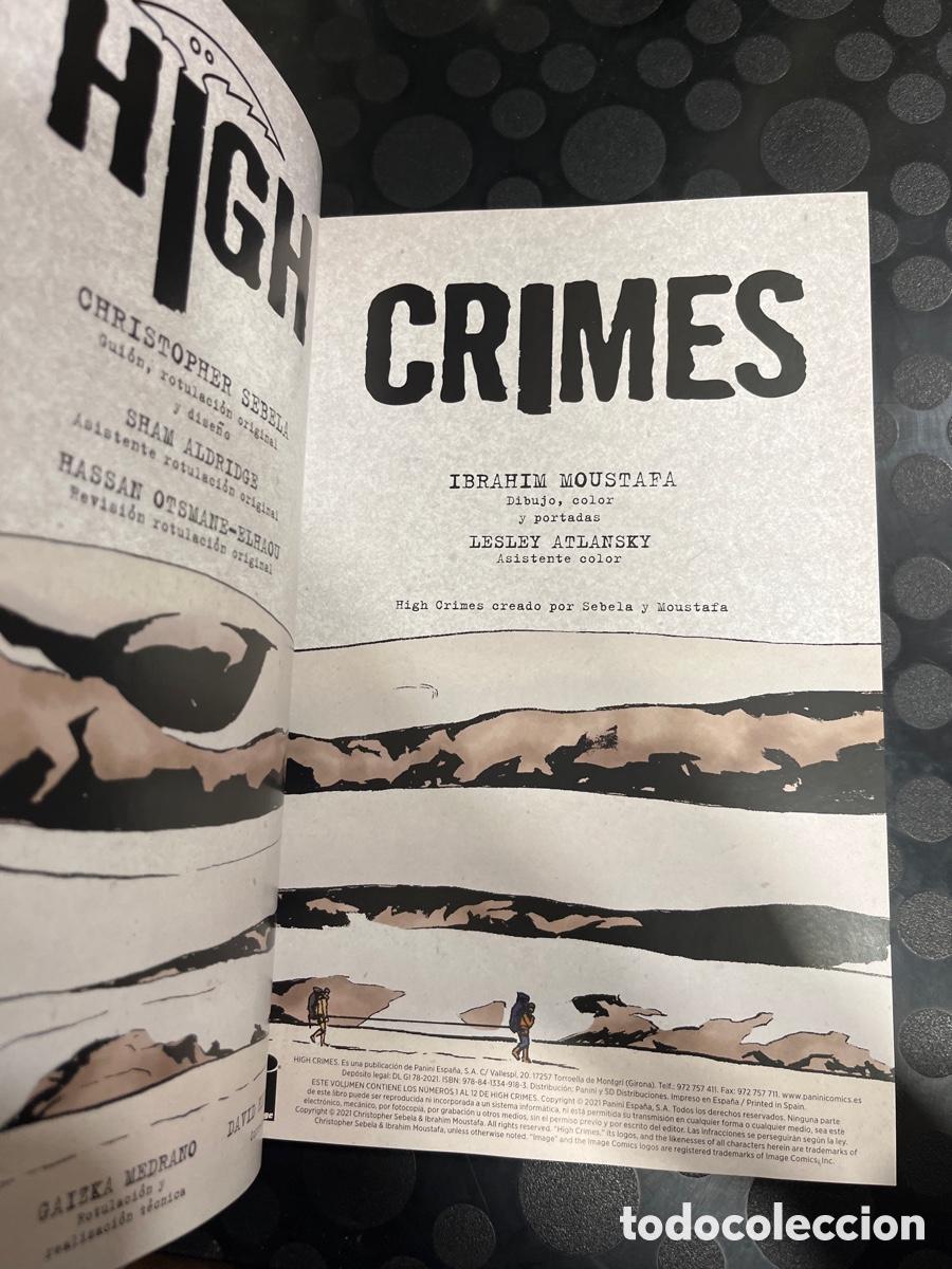 C&oacute;mics: HIGH CRIMES de CHRISTOPHER SEBELA y IBRAHIM MUSTAFA ( 2021 ) - Foto 3