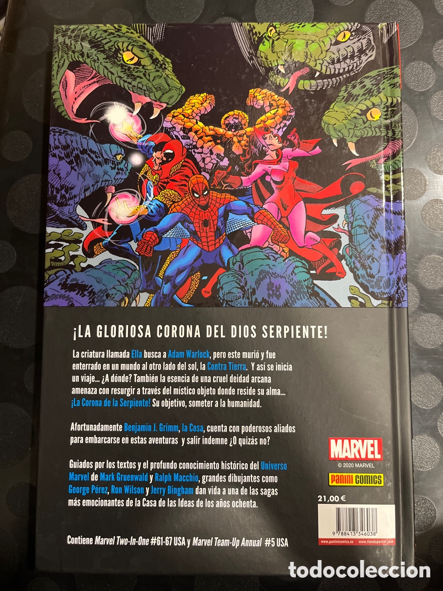 C&oacute;mics: LA COSA : EL CASO DE LA CORONA SERPIENTE 100% MARVEL HC ( 2020 ) - Foto 2