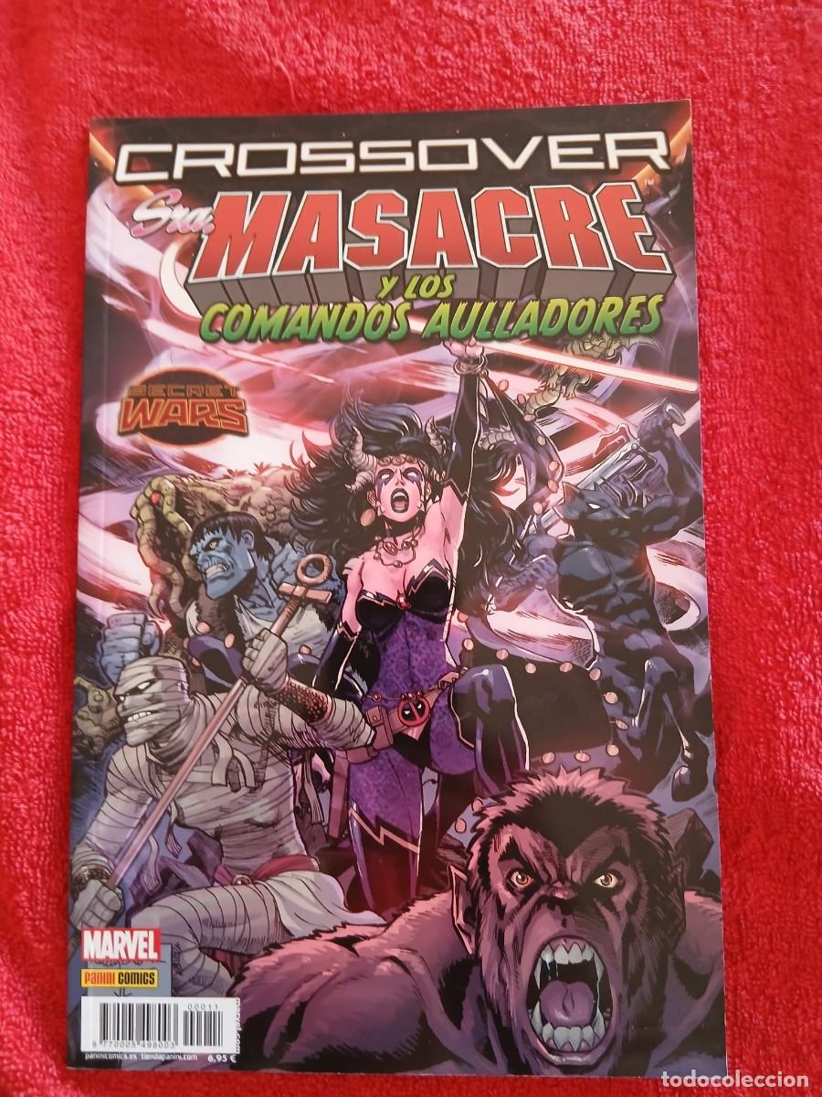 Comics: S&ntilde;ara masacre y los comandos aulladores estado de kiosko panini