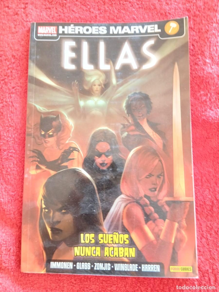C&oacute;mics: Heroes marvel Ellas los sue&ntilde;os nunca acaban estado de kiosko panini - Foto 1