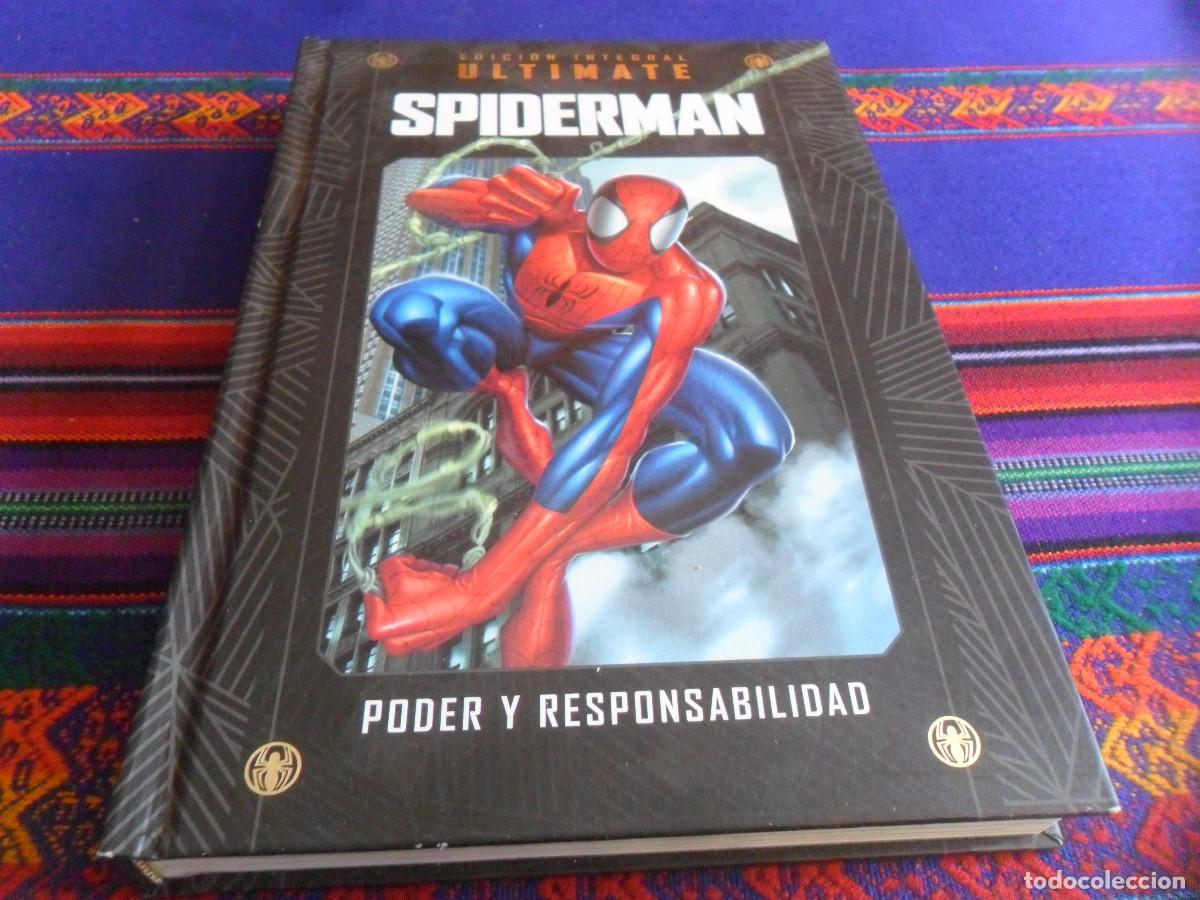 C&oacute;mics: SALVAT PANINI EDICI&Oacute;N INTEGRAL ULTIMATE SPIDERMAN N&ordm; 1 PODER Y RESPONSABILIDAD. 2022. TAPAS DURAS. - Foto 1