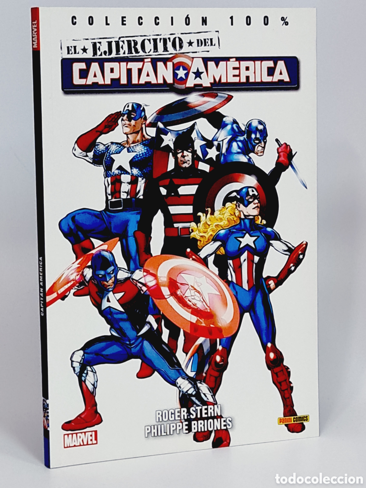 C&oacute;mics: C&Oacute;MIC DE KIOSCO EL EJ&Eacute;RCITO DEL CAPIT&Aacute;N AM&Eacute;RICA COLECCI&Oacute;N 100% MARVEL PANINI - Foto 1