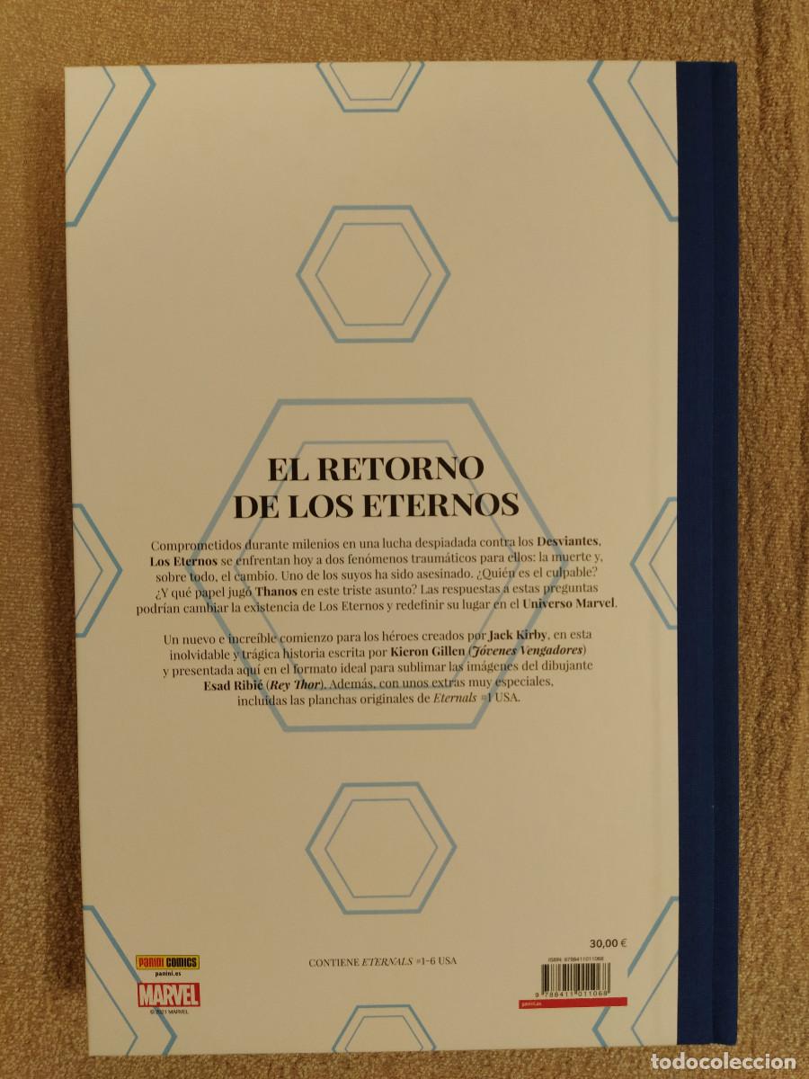 C&oacute;mics: Eternos 1: S&oacute;lo la muerte es eterna. Edici&oacute;n de Lujo. Panini. Impecable - Foto 6
