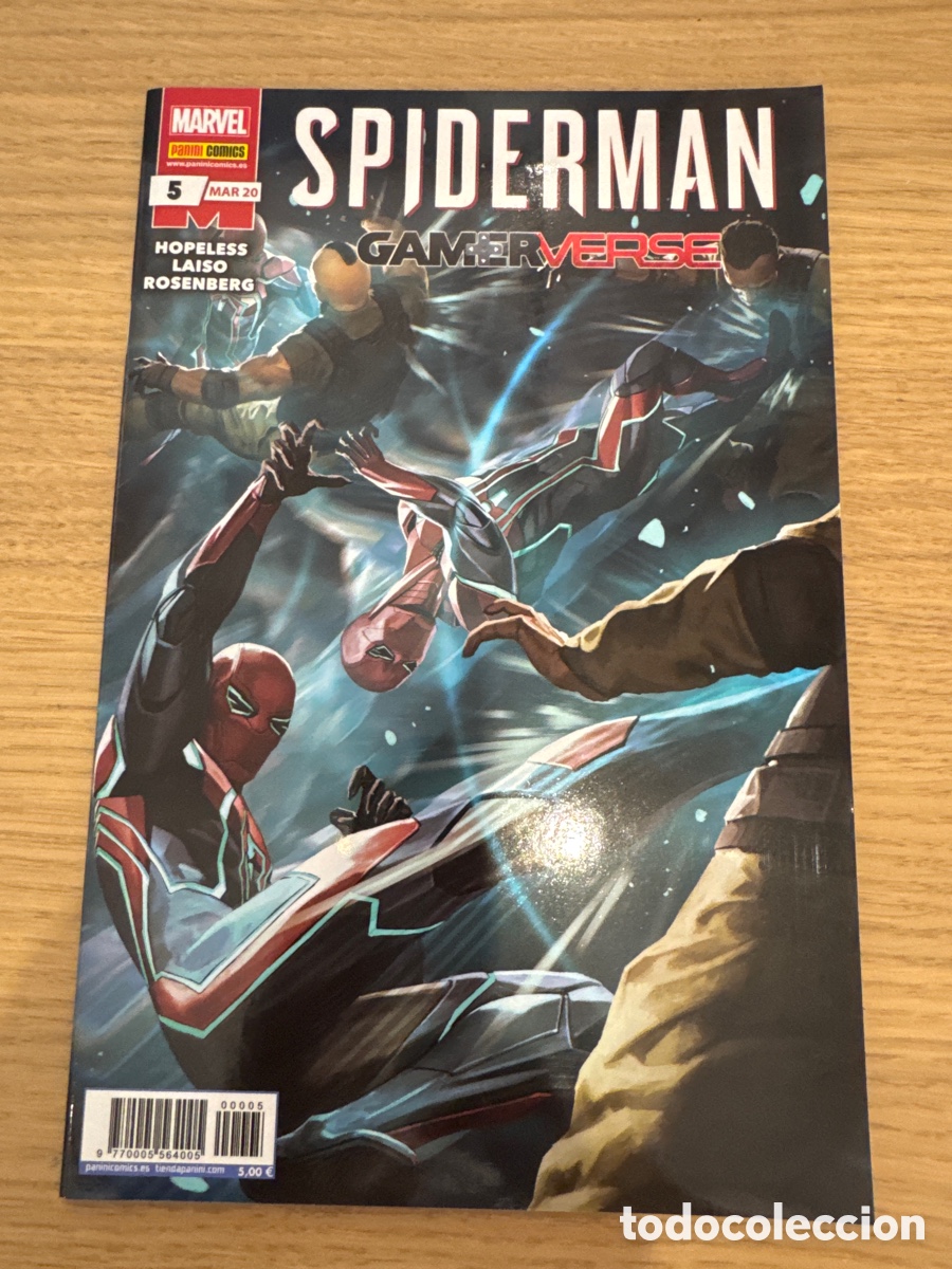 Comics: Spiderman gamerverse 5 (grapa) - Hopeless, Laiso, Rosenberg - Panini / Marvel