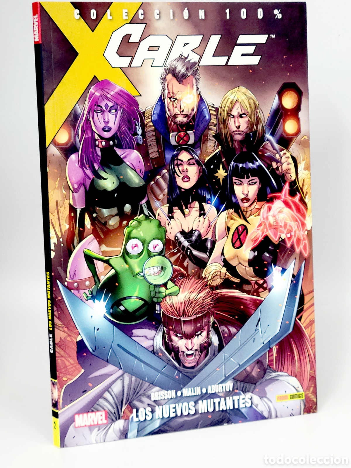 C&oacute;mics: C&Oacute;MIC DE KIOSCO CABLE 2 LOS NUEVOS MUTANTES COLECCI&Oacute;N 100% MARVEL PANINI - Foto 1