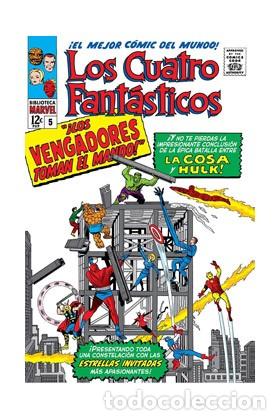 C&oacute;mics: BIBLIOTECA MARVEL 14. LOS 4 FANTASTICOS 5. - Foto 1