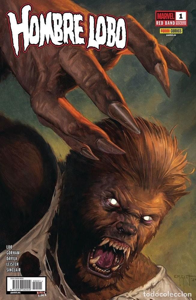 C&oacute;mics: HOMBRE LOBO RED BAND NUMEROS 1 Y 2 PANINI. - Foto 1