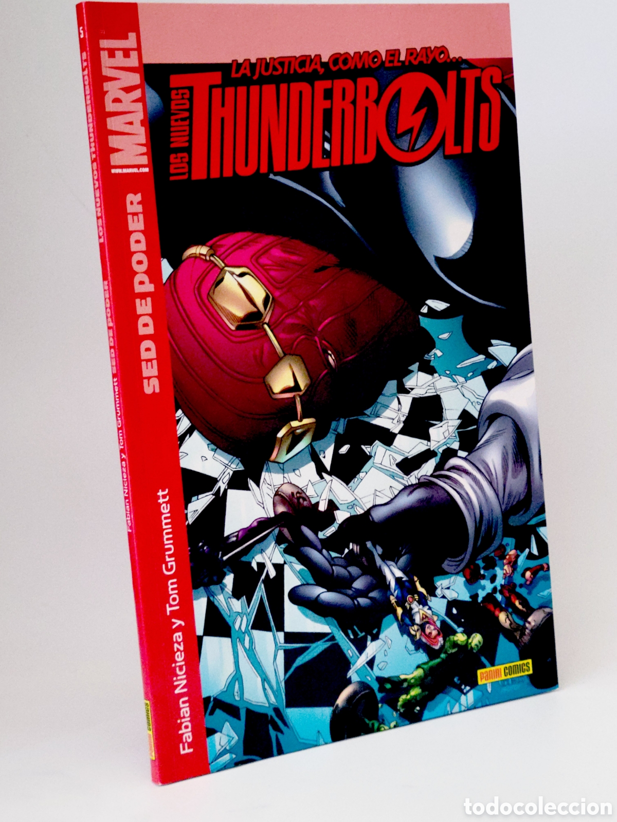 C&oacute;mics: C&Oacute;MIC DE KIOSCO THUNDERBOLTS 5 SED DE PODER PANINI MARVEL - Foto 1
