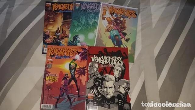 C&oacute;mics: VENGADORES COSTA OESTE COMPLETA 5 N&Uacute;MEROS PANINI - Foto 1