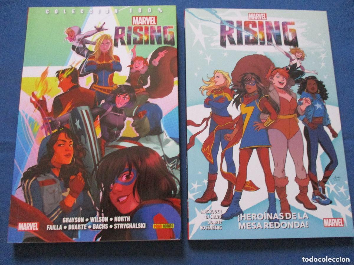 C&oacute;mics: 100 % MARVEL &middot; MARVEL RISING &middot; COMPLETA 2 TOMOS &middot; PANINI. - Foto 1