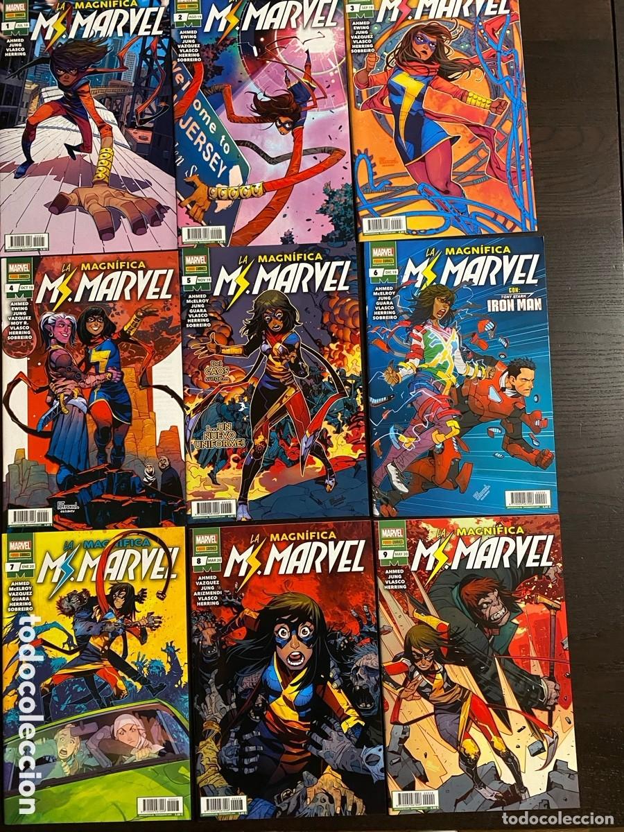 C&oacute;mics: Ms. Marvel. COLECCION COMPLETA PANINI. 9 TOMOS MAS 13 GRAPAS. - Foto 2
