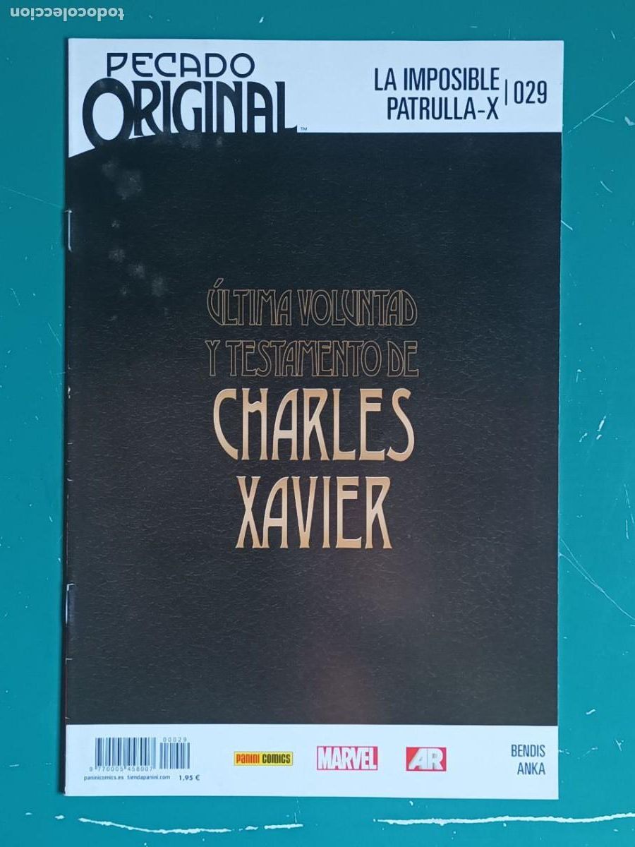 Fumetti: La imposible patrulla x oro n&ordm; 29 Panini - MARVEL Pecado Original Charles Xavier 2014