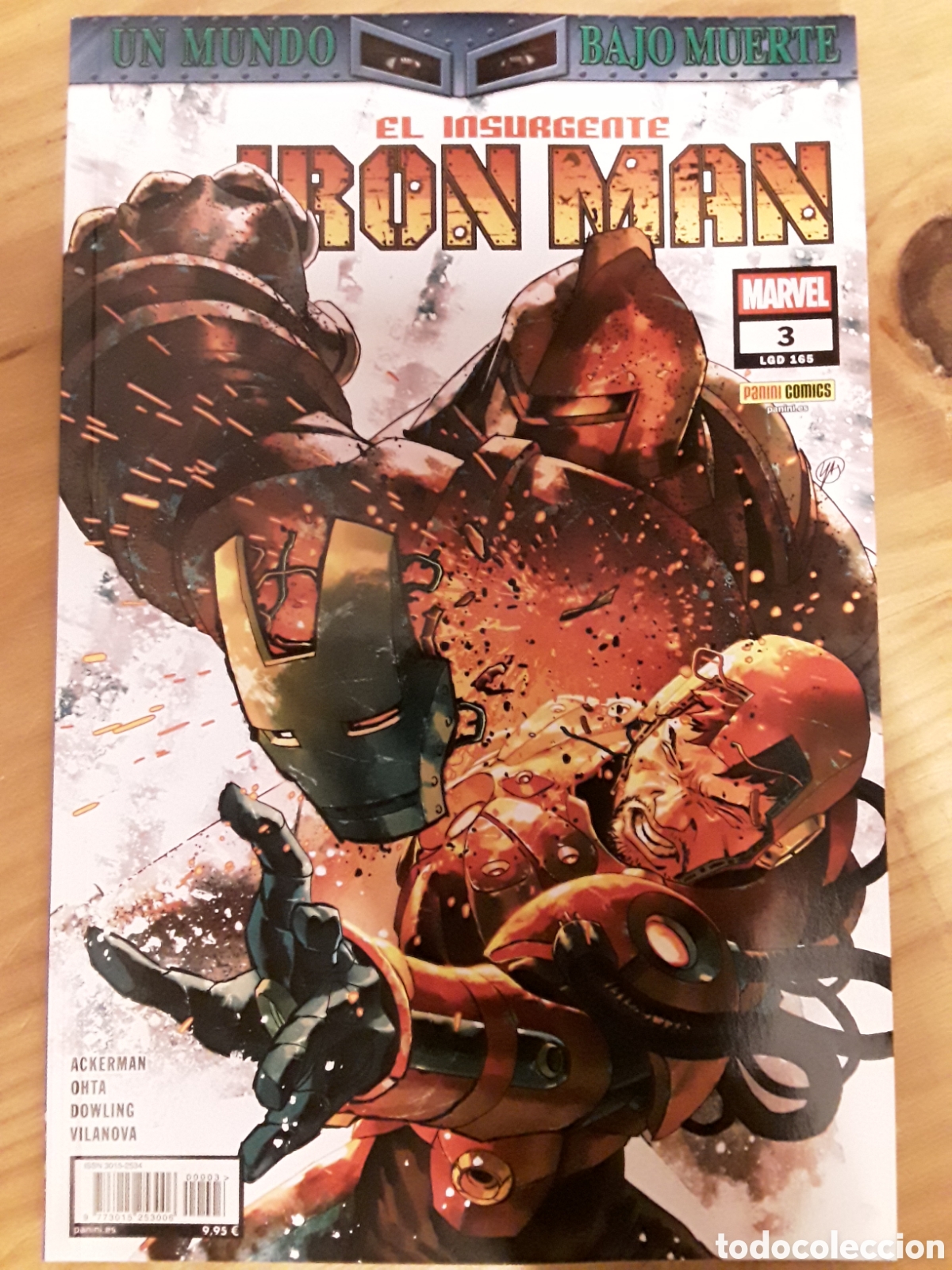 Comics: El insurgente Iron Man 3 / 165 (grapa) - Ackerman, Ohta, Dowling, Vilanova - Panini / Marvel