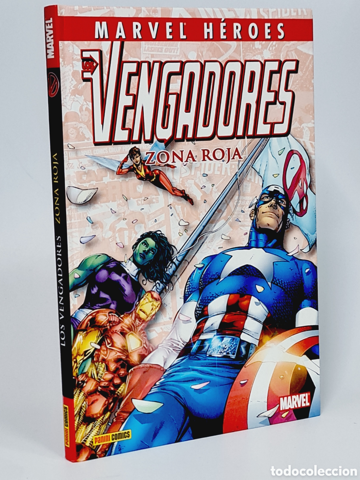 C&oacute;mics: C&Oacute;MIC EXCELENTE MARVEL H&Eacute;ROES LOS VENGADORES 7 ZONA ROJA PANINI MARVEL - Foto 1