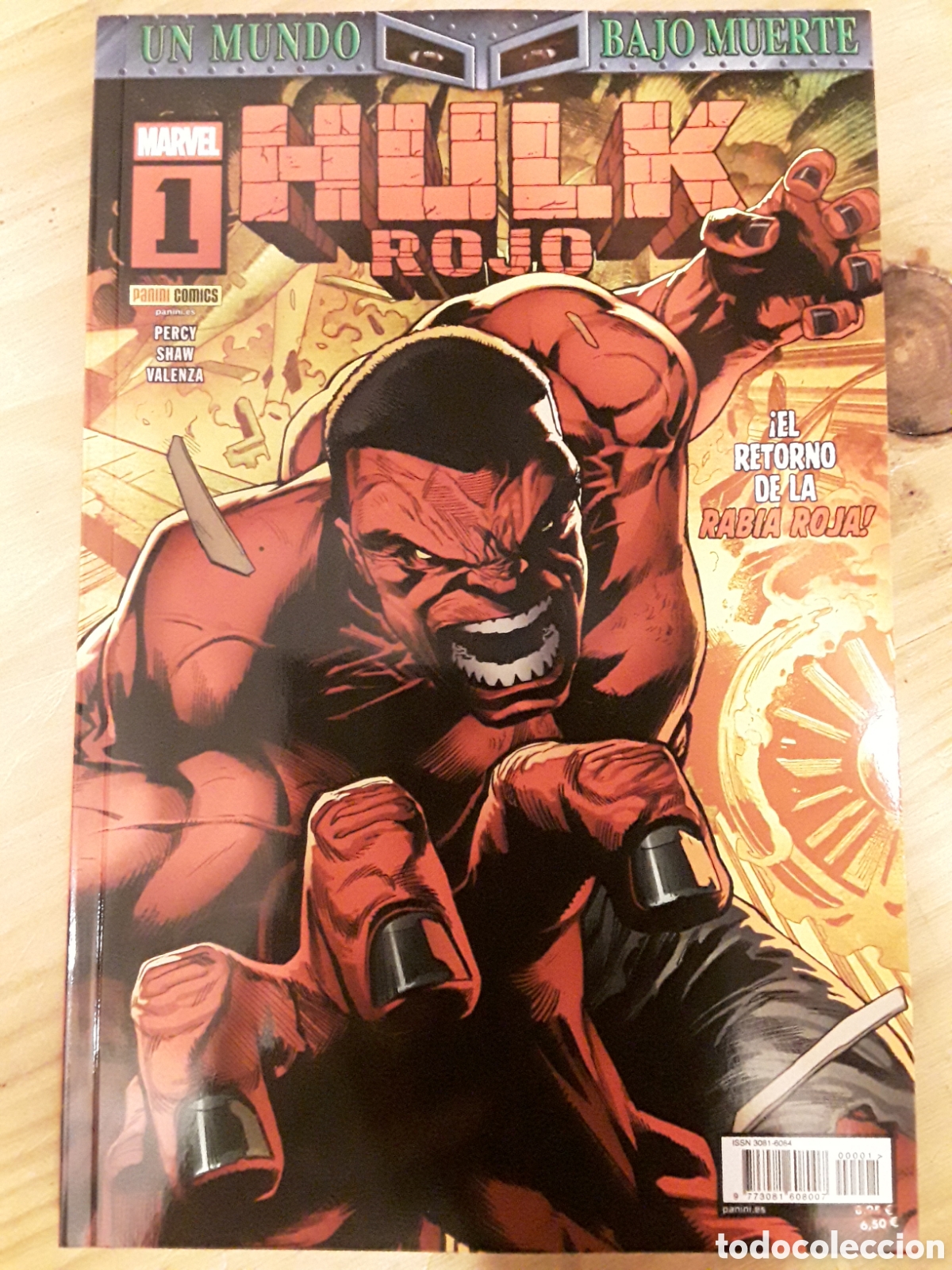C&oacute;mics: Hulk rojo 1 - Percy, Shaw, Valenza - Panini / Marvel - Foto 1
