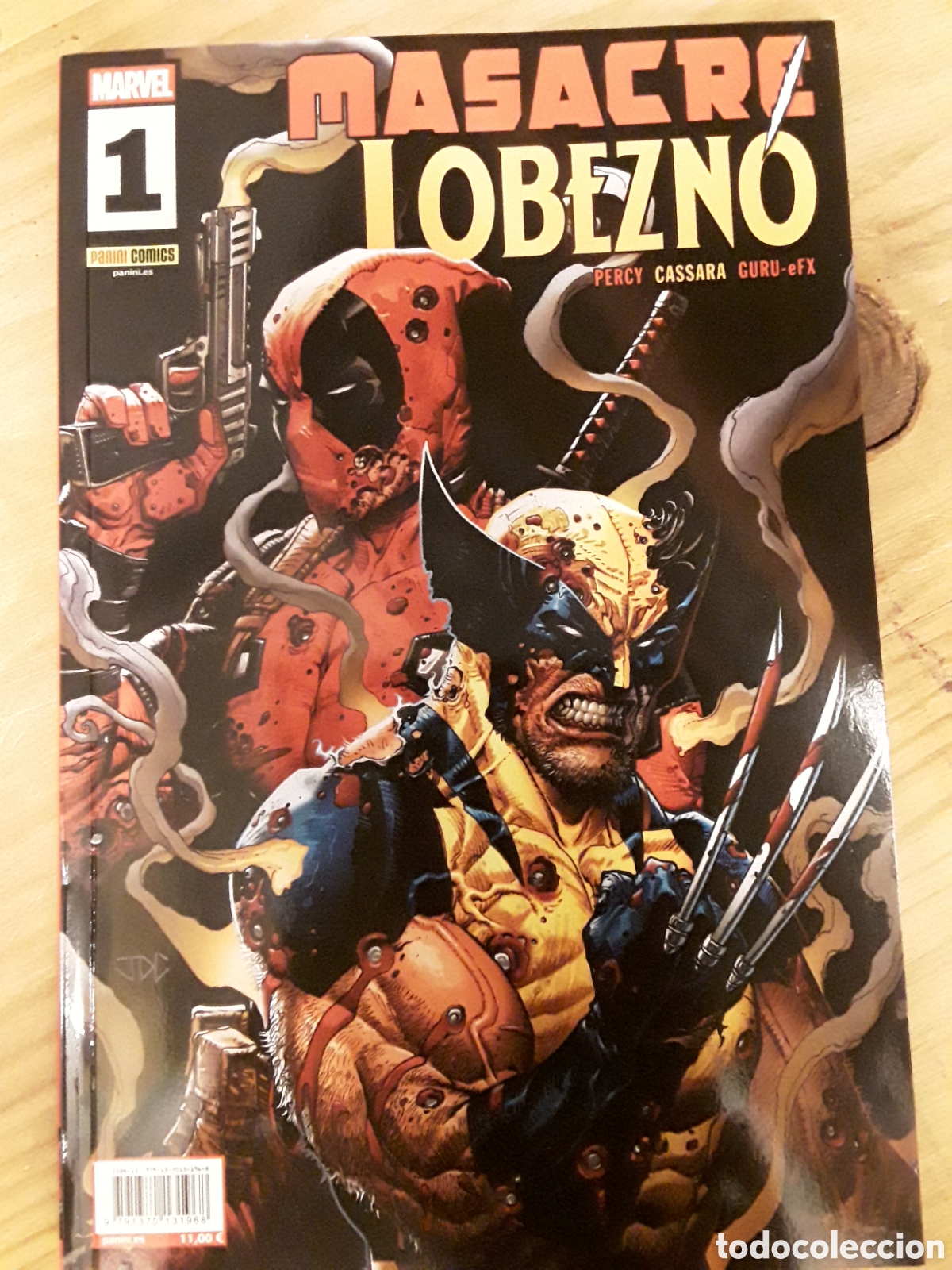 Comics: Masacre / Lobezno 1 - Percy, Cassara, Guru-eFX - Panini / Marvel