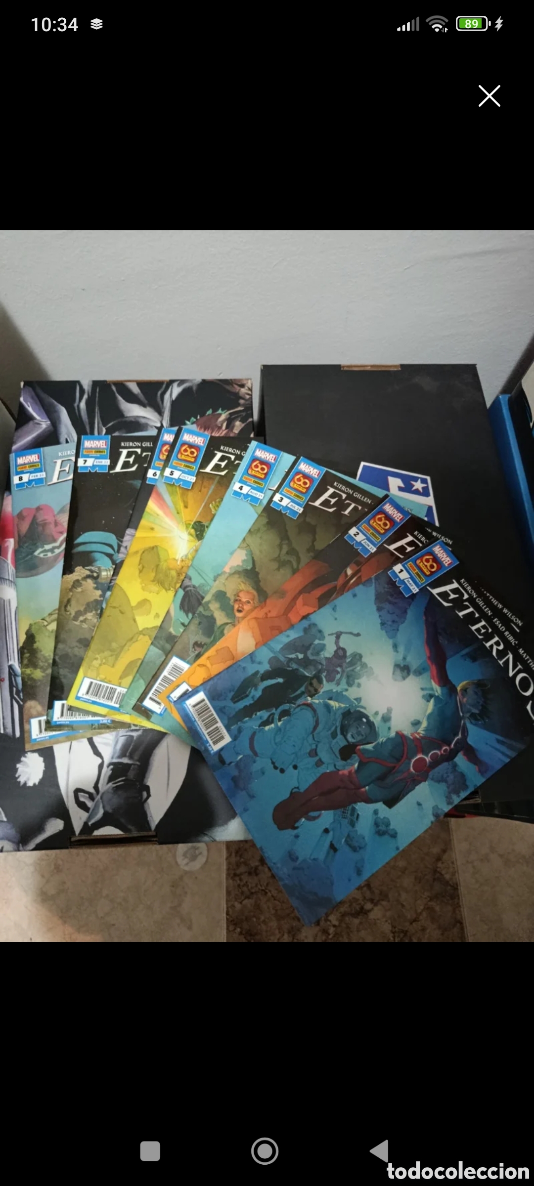 Comics: Los eternos 1 al 8 Marvel