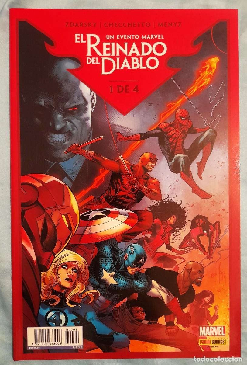 C&oacute;mics: El Reinado Del Diablo - Coleccion Completa de 5 comics - Marvel - Panini - Foto 2