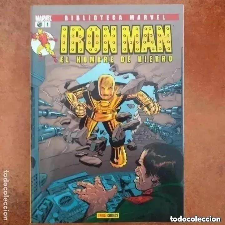 C&oacute;mics: BIBLIOTECA MARVEL 1. PANINI. IRON MAN. EL HOMBRE DE HIERRO - Foto 1