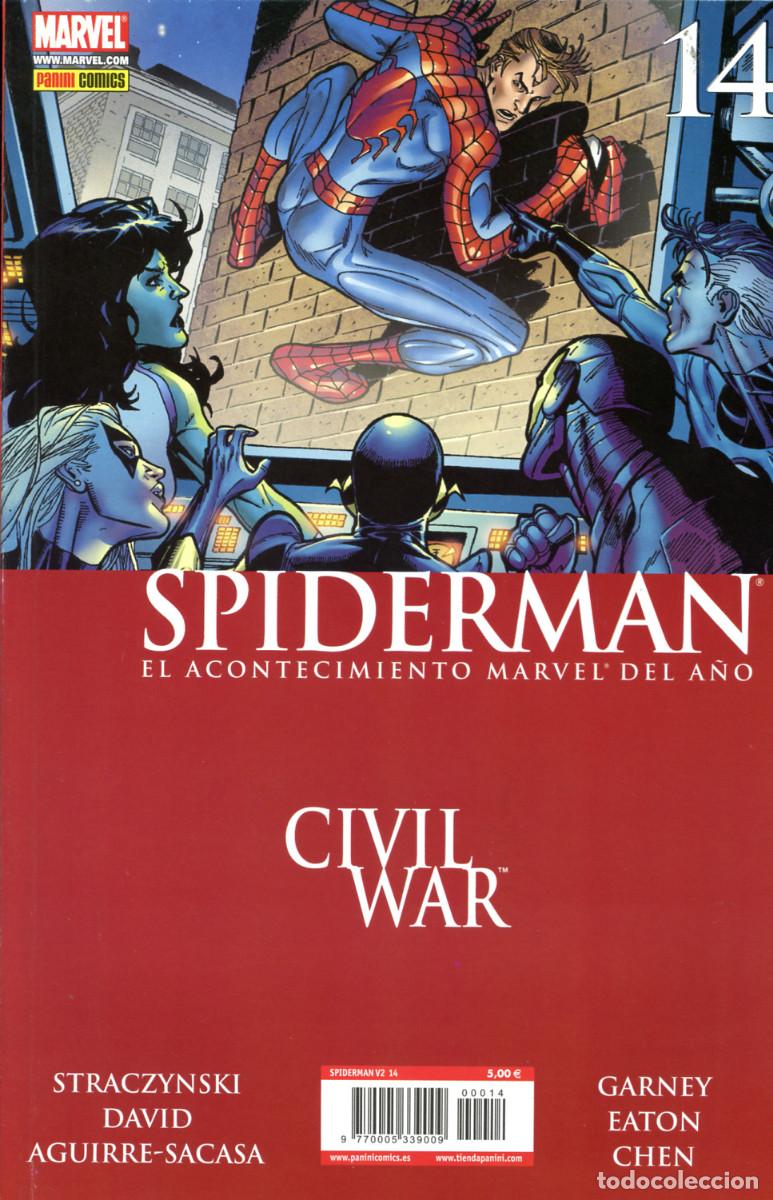 C&oacute;mics: SPIDERMAN 14 - VOL. 2 - CIVIL WAR - PANINI 2007 - Foto 1